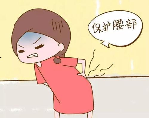 腰酸背痛图片卡通,轻松识别常见不适